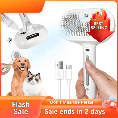 The ZenPaws Steamer - The Brush Your Pet Will Actually Love - 50% OFF