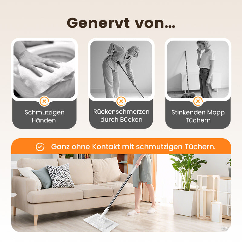 The EverMop Dust Mop - The Last Mop You'll Ever Buy - 50% OFF