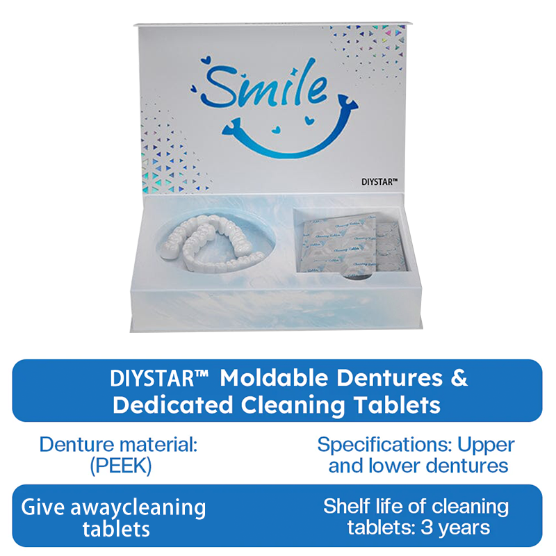 Moldable Dentures – Natural-Looking Smile Pain-Free Wear - 1+1 FREE