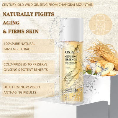 4inlook official Natural Ginseng Anti-Aging Hydrating Essence Water – Pure Himalayan Power for Ageless Skin- 50% OFF