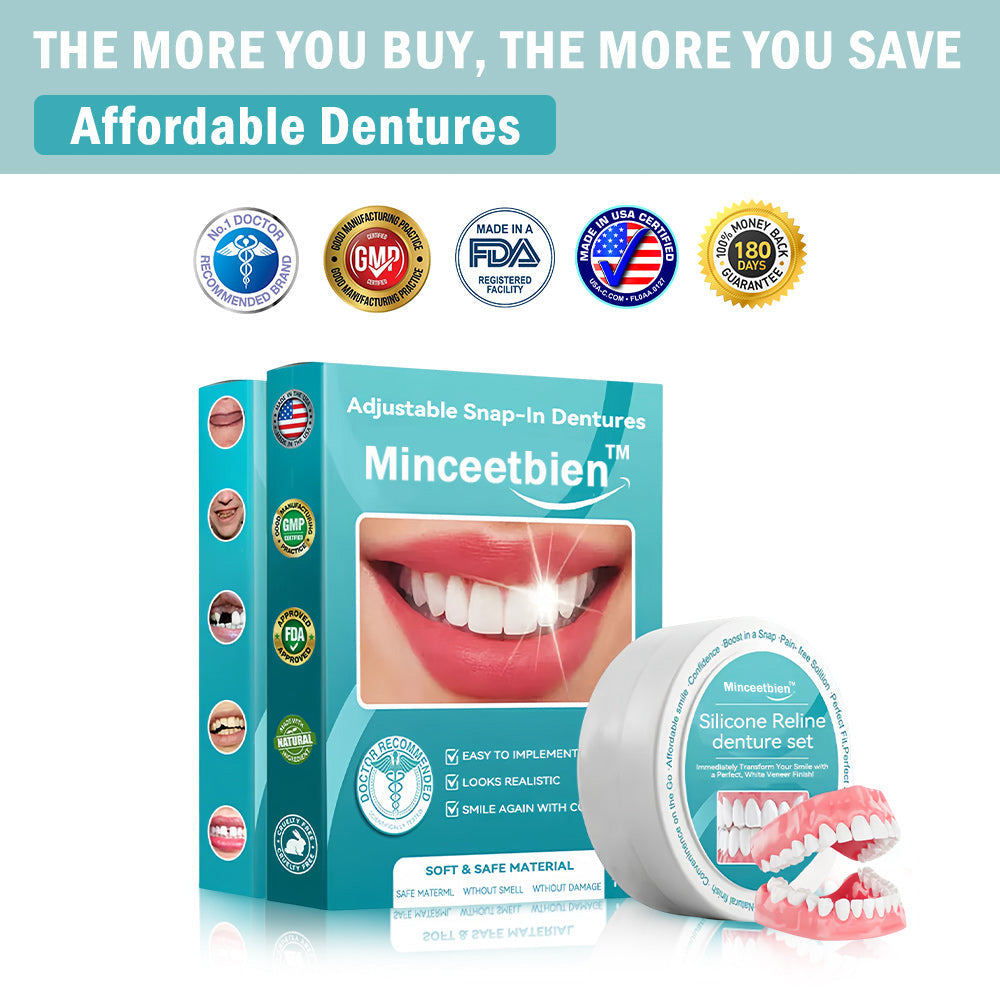 DentaLock Reline Kit - Make Your Loose Dentures Fit Like New - 50% OFF