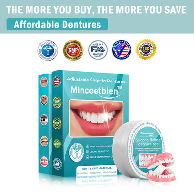 DentaLock Reline Kit - Make Your Loose Dentures Fit Like New - 50% OFF