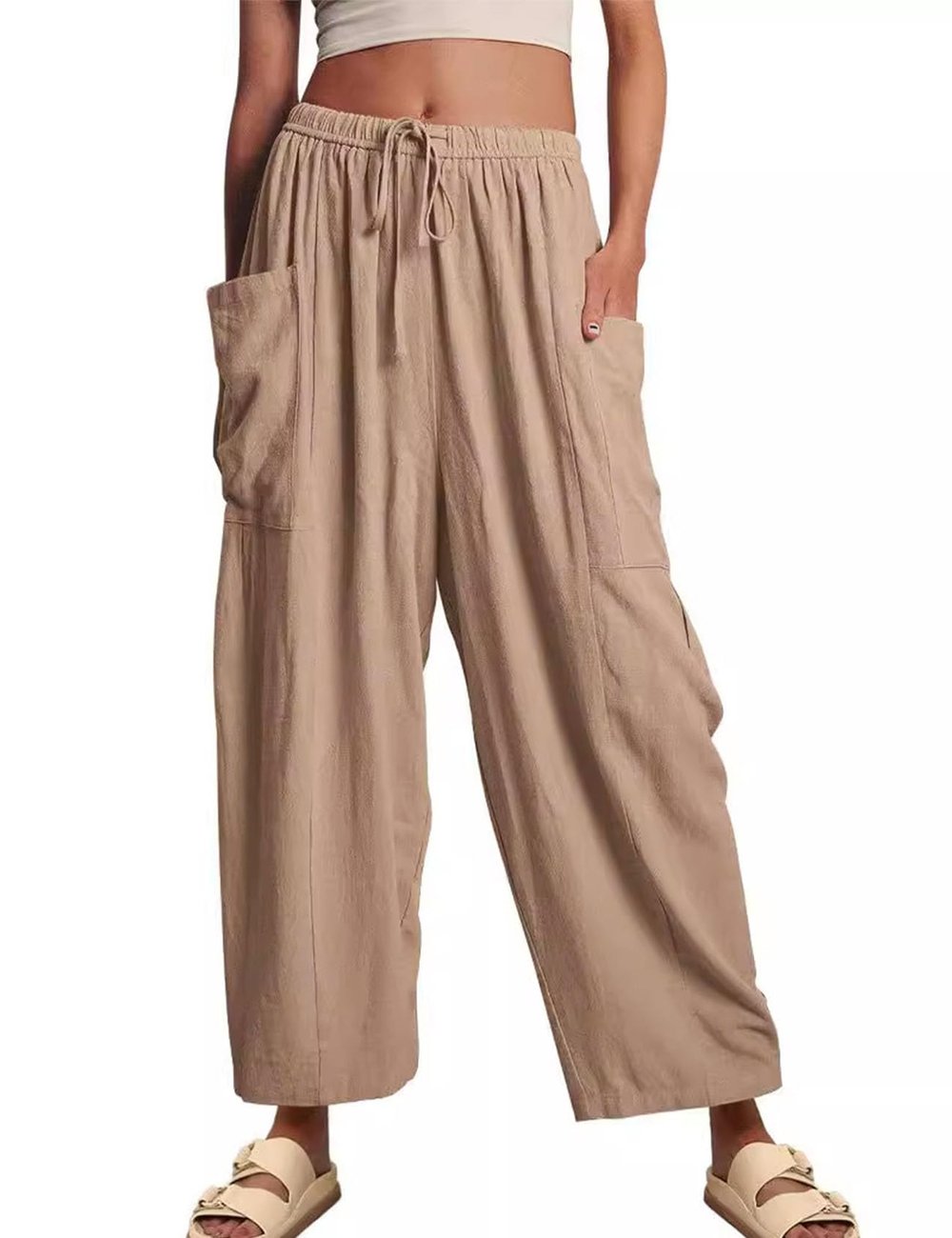Breezora Linen Flow Pants – Your Go-To for Effortless Summer Comfort - 50% OFF