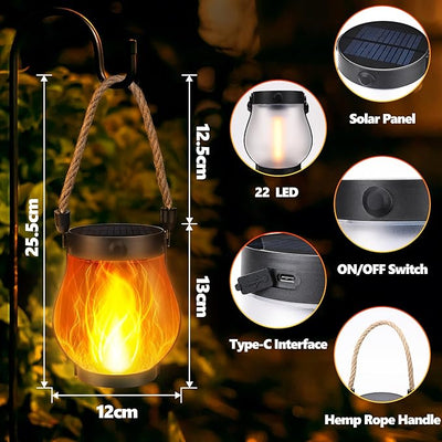 The EverFlame Solar Lantern - A Perfect Flame, Every Night + 50% OFF