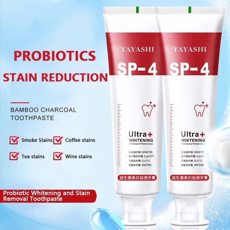 SP-4 Whitening Toothpaste – Gentle Daily Formula Stain Removal - 50% OFF