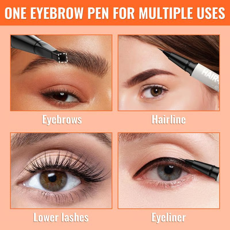 The 4D Brow & Liner Pen - Perfect Brows & Liner in One + 50% OFF
