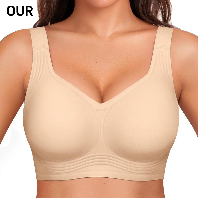The AuraSupport Wireless Bra - Full Coverage, Zero Wires + 50% OFF