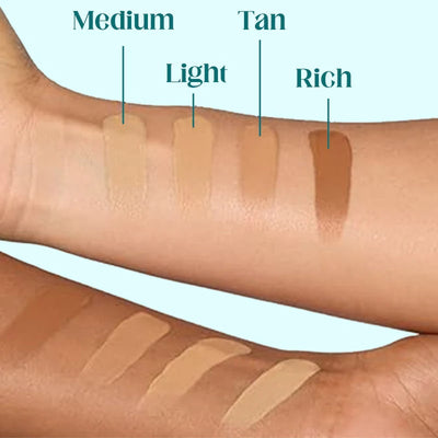 DermaGlow All-in-One Skin Perfecting Cream – Waterproof Body & Face Foundation - 50% OFF