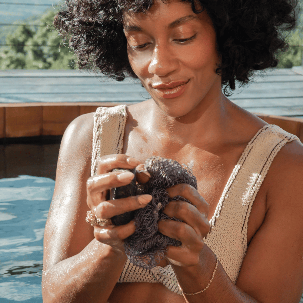 African Exfoliating Net Sponge -  Deep Body Scrubber for Radiant, Smooth Skin - 1+1 FREE