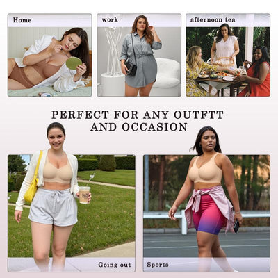 The AuraSupport Wireless Bra - Full Coverage, Zero Wires + 50% OFF
