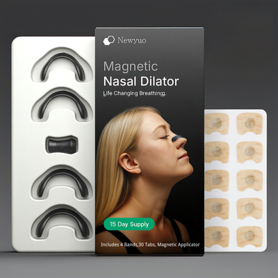 AuraBreathe Magnetic Strips - Breathe All Night, Snore-Free - 50% OFF