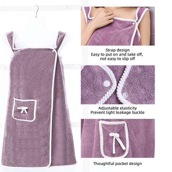 The ComfortWrap - Secure, Hands-Free Luxury After Every Shower - 50% OFF