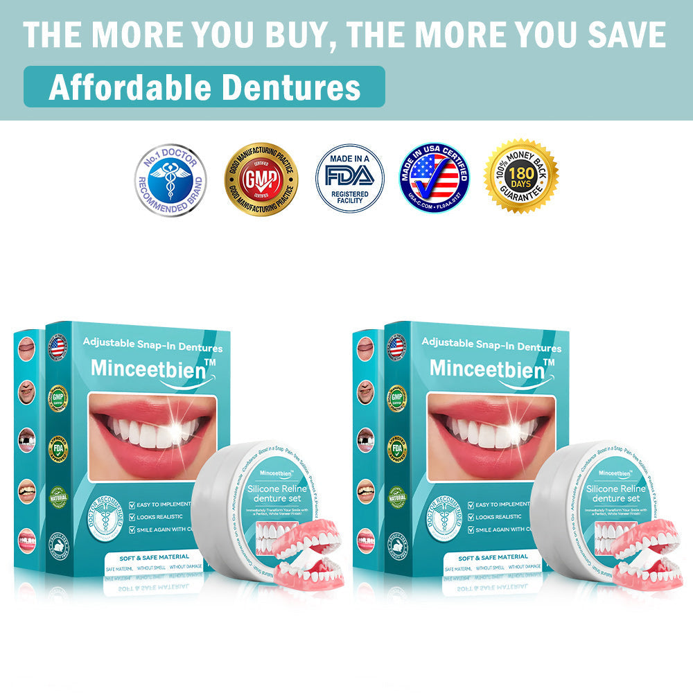 DentaLock Reline Kit - Make Your Loose Dentures Fit Like New - 50% OFF