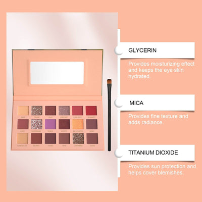 ColorMuse 18-Color Eyeshadow Palette – Unleash Your Creativity with Every Shade - 50% OFF