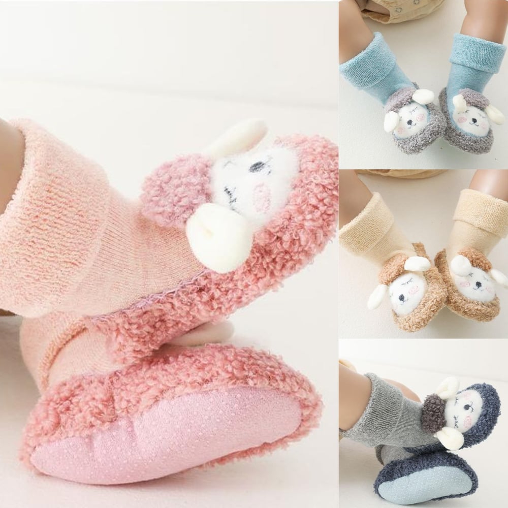 Baby Cartoon Plush Cotton Toddler Shoes – Keep Little Feet Warm, Safe & Adorable – 50% OFF