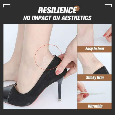 Self-adhesive Invisible Heel Anti-wear Sticker -  Waterproof & Breathable - 1+1 FREE