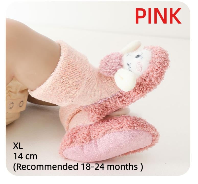 Baby Cartoon Plush Cotton Toddler Shoes – Keep Little Feet Warm, Safe & Adorable – 50% OFF