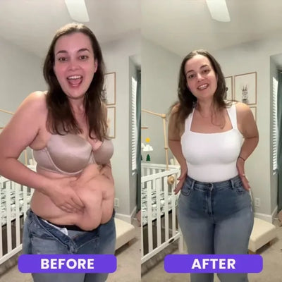 Tummy Control Tank Bodysuit - Seamless Shapewear with Built-In Bra Support - 50% OFF