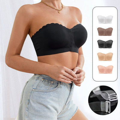 FlexiFit Seamless Strapless Bra – All-Day Comfort, Zero Slips - 1 + 1 FREE