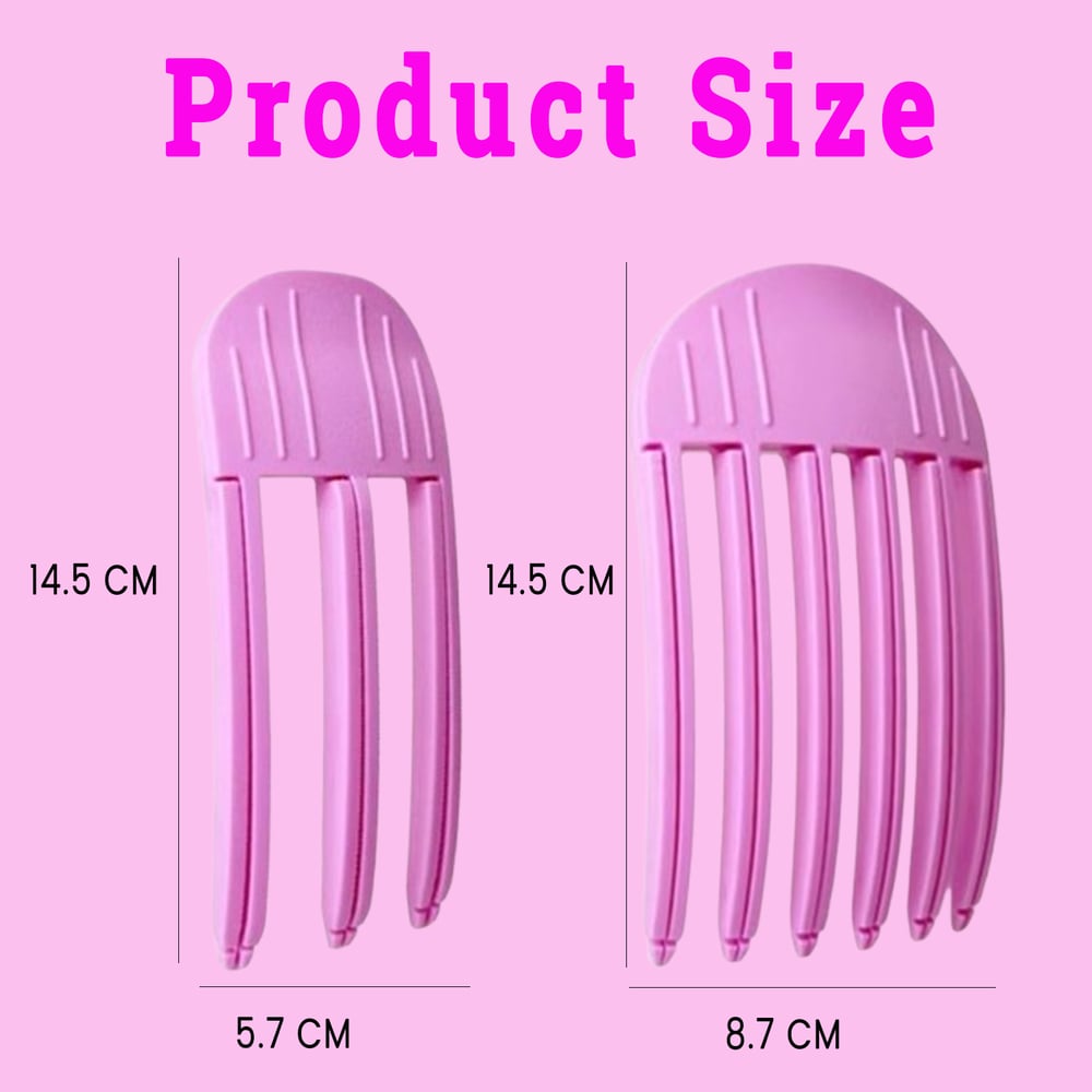 CrownLift Volumizing Hair Clip – 3/6 Teeth High Crown Root Lifter - 1+1 FREE