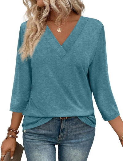 The Essential V-Neck Top - The Foundation of Every Outfit + 50% OFF
