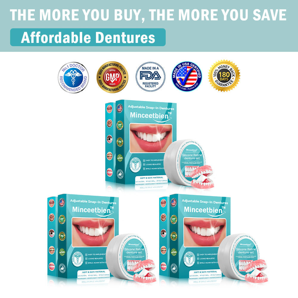 DentaLock Reline Kit - Make Your Loose Dentures Fit Like New - 50% OFF