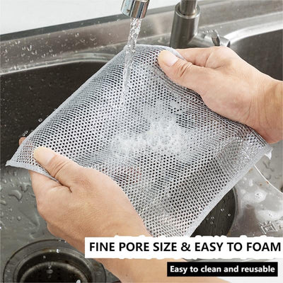 The Miracle Wire Cleaning Cloth - Tough on Grime, Gentle on Pans - 1+1 FREE