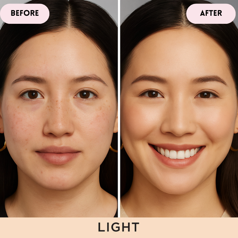 AuraRadiance Complex + Luminous Perfection, Effortless Protection - 50% OFF + FREE MAKEUP BRUSH