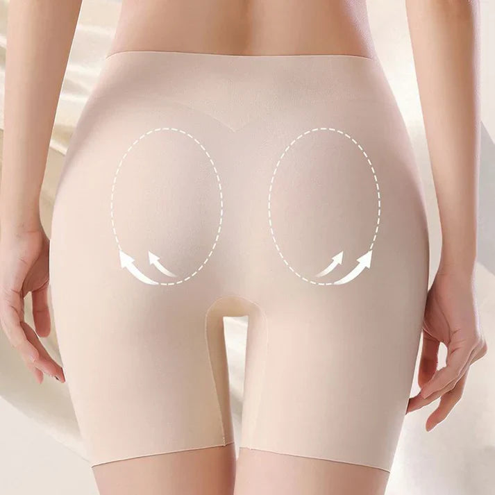 Women’s High-Waist Ice Silk Underwear – Tummy Control & Hip Lifting Comfort – 1+1 FREE