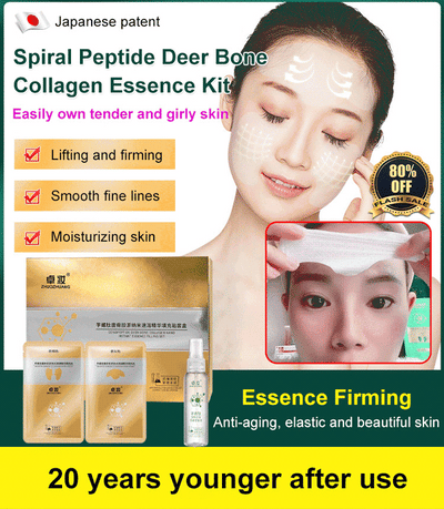 Spiral Peptide Deer Bone Collagen Essence Kit – Reawaken Youthful Vitality - 50% OFF