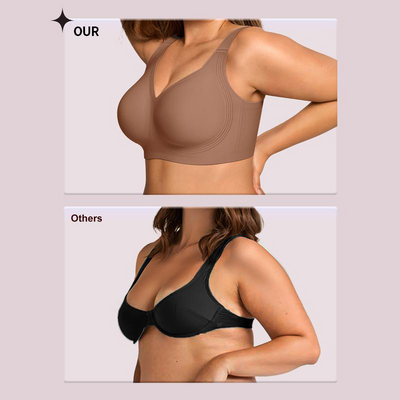 The AuraSupport Wireless Bra - Full Coverage, Zero Wires + 50% OFF