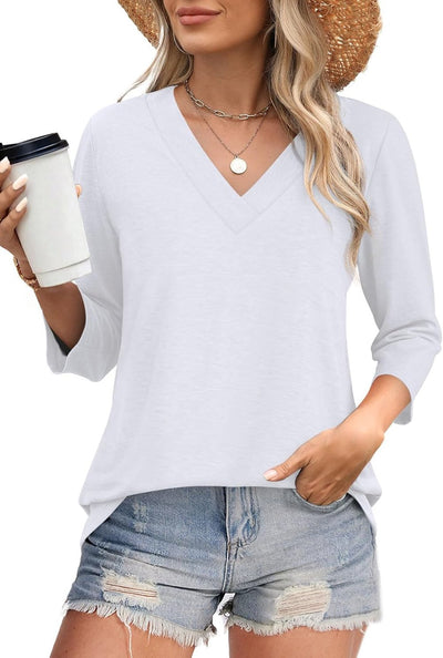 The Essential V-Neck Top - The Foundation of Every Outfit + 50% OFF