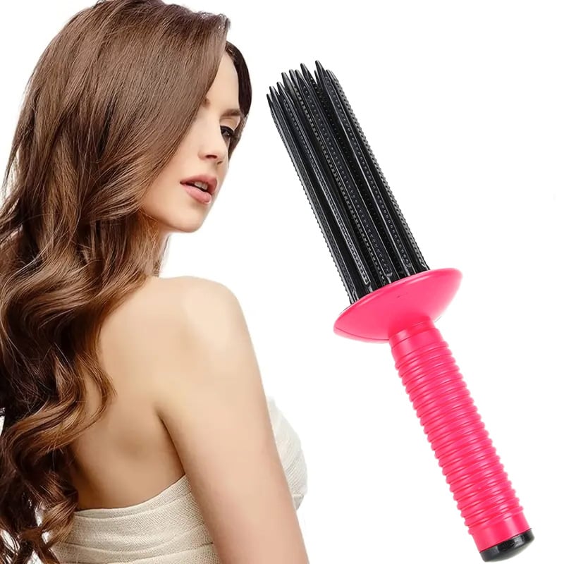 VolumizePro 17-Teeth Air Curling Comb – Instant Lift, Defined Curls - 50% OFF