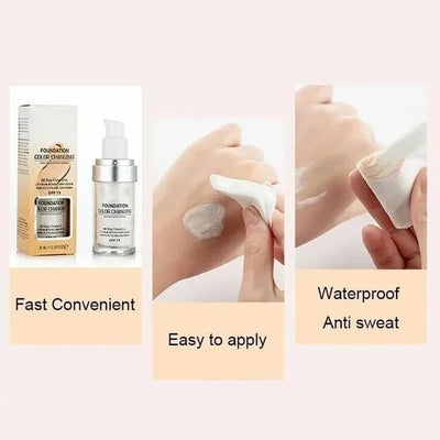 ShadeFlex Serum Foundation - Adaptive Liquid Base for Mature Skin SPF 15 - 50% OFF