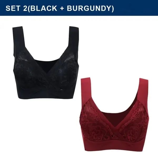 ComfortLift Lace Bra – Effortless Support, Zero Wires – 50% OFF