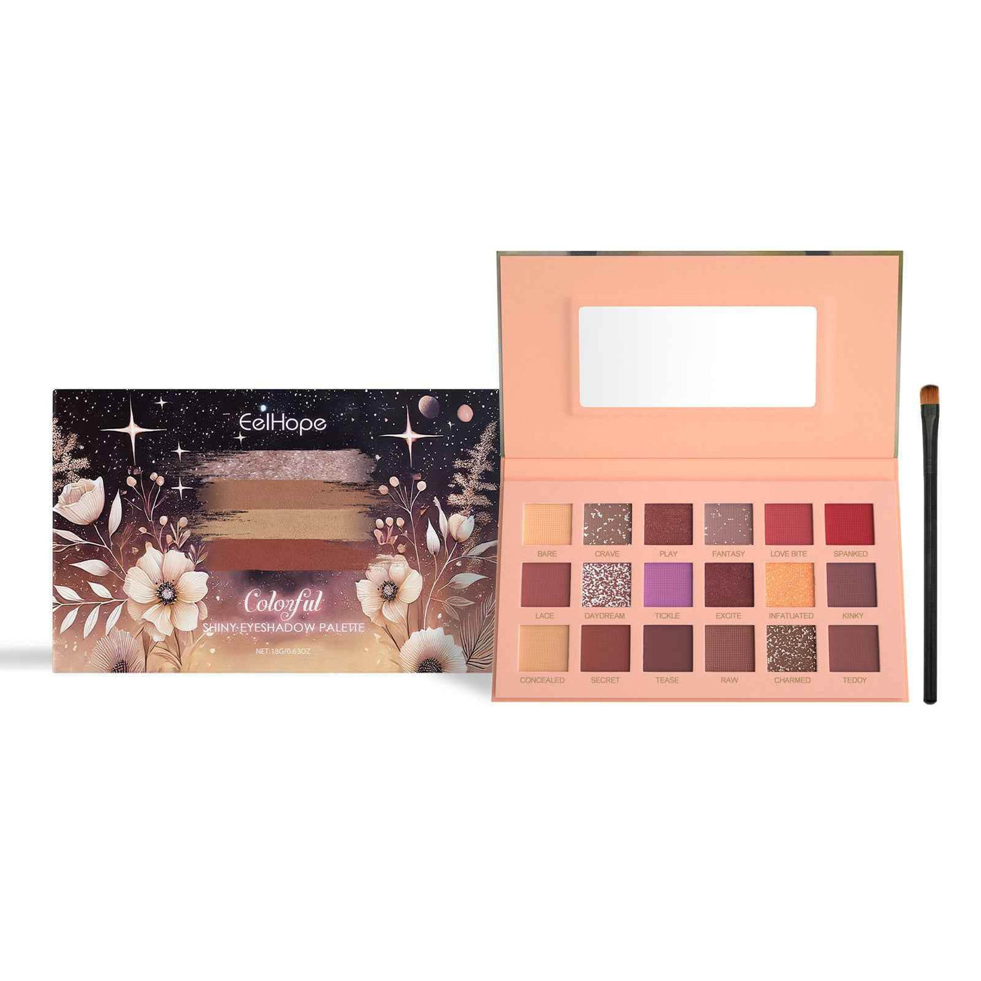 ColorMuse 18-Color Eyeshadow Palette – Unleash Your Creativity with Every Shade - 50% OFF
