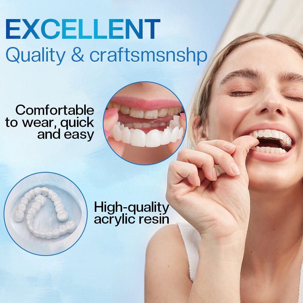 Moldable Dentures – Natural-Looking Smile Pain-Free Wear - 1+1 FREE