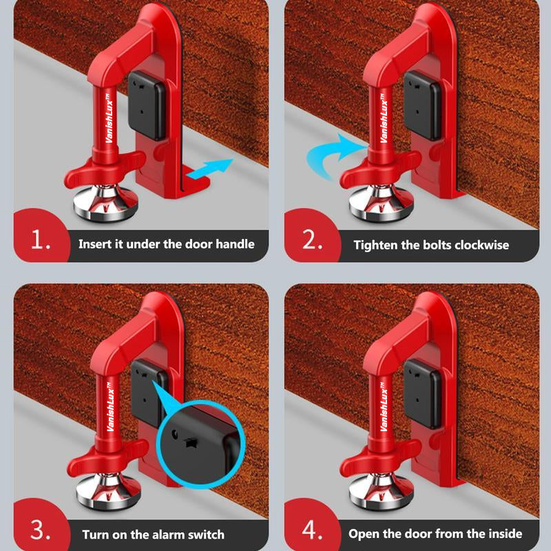 The Sentinel Door Stop Alarm - Instant Security, Anywhere + 50% OFF