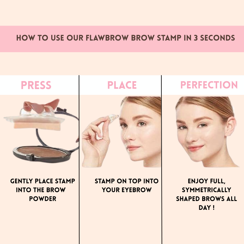 FlawBrow Instant Brow Stamp – Perfect Brows in Seconds, Every Time - 50% OFF