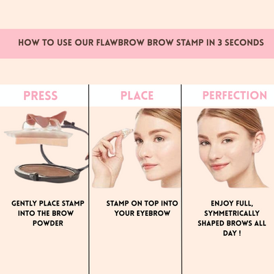 FlawBrow Instant Brow Stamp – Perfect Brows in Seconds, Every Time - 50% OFF
