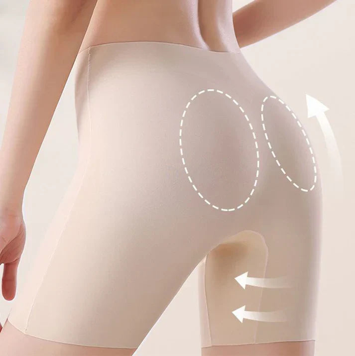 Women’s High-Waist Ice Silk Underwear – Tummy Control & Hip Lifting Comfort – 1+1 FREE