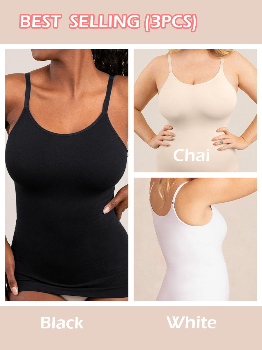 All Day Shaping Comfort Stretch Camisole - Seamless Tummy Control Tank - 50% OFF