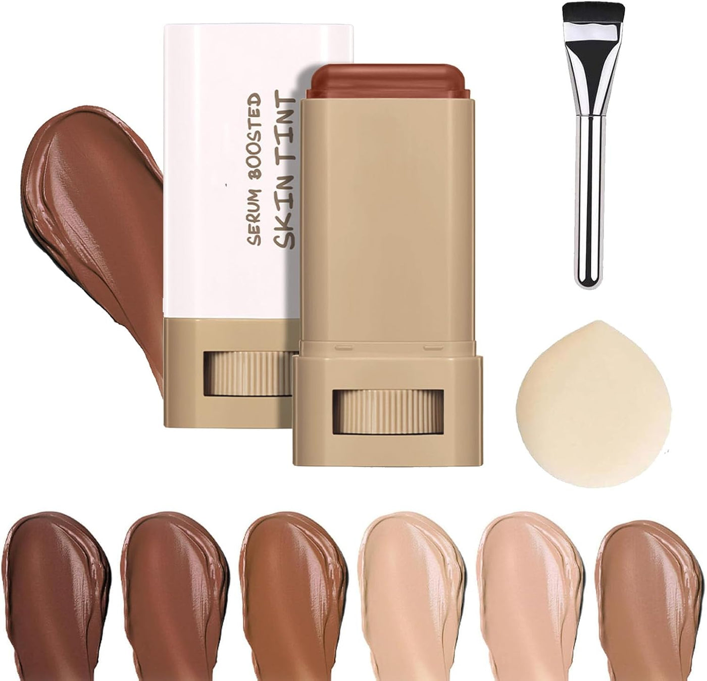 1 + 1 FREE - ColorGlide Foundation Stick – Seamless Coverage in Seconds