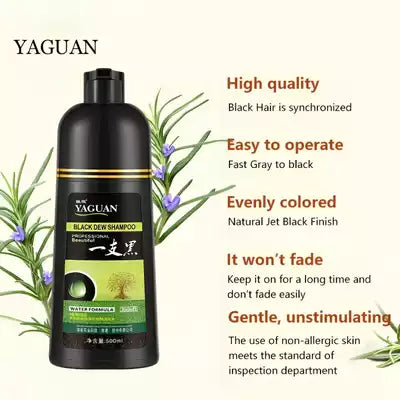Yaguan Black Dew - Reclaim Your Youthful Hair Color, Naturally.