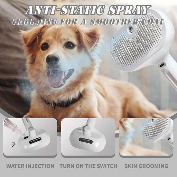 The ZenPaws Steamer - The Brush Your Pet Will Actually Love - 50% OFF