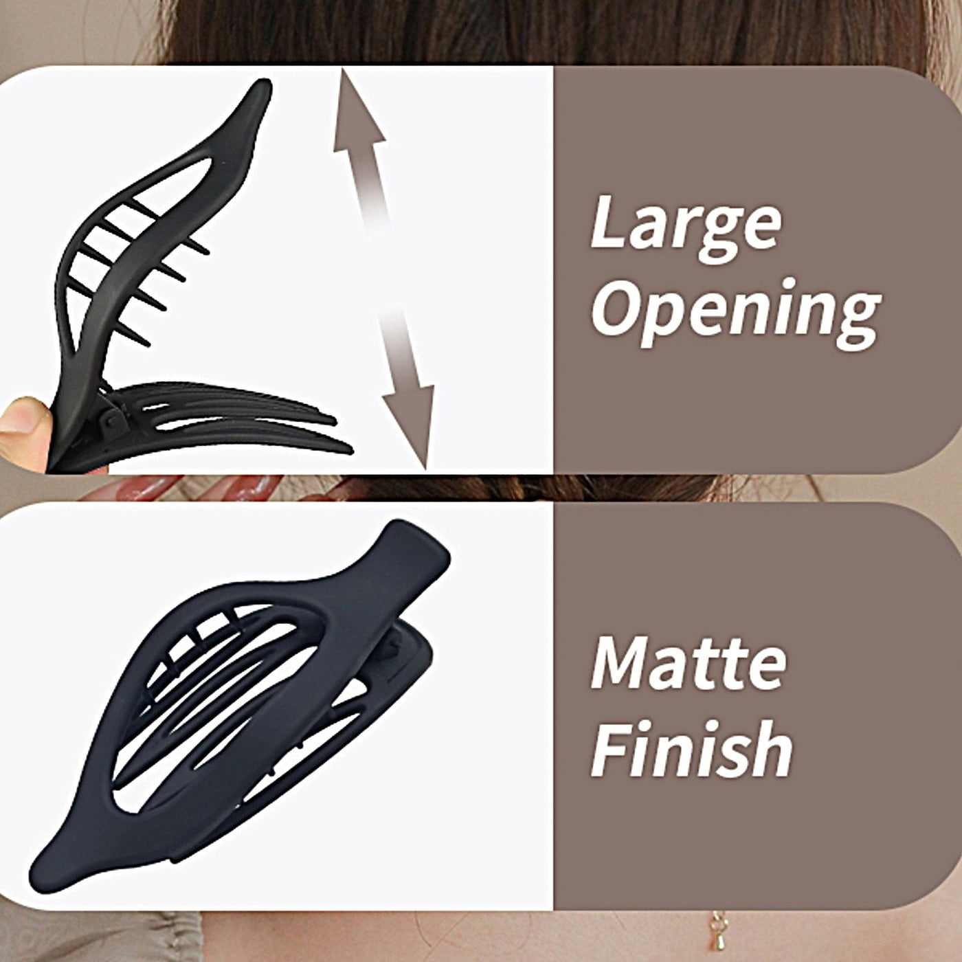 The ComfyClip Flat Claw Clips - A Secure Hold, All-Day Comfort + 50% OFF