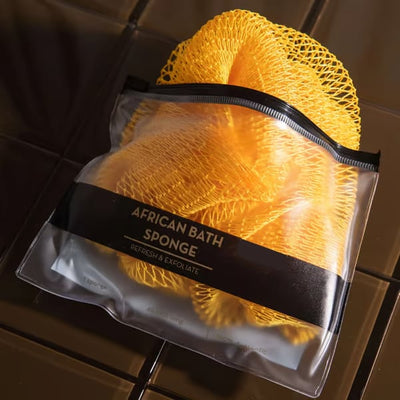 African Exfoliating Net Sponge -  Deep Body Scrubber for Radiant, Smooth Skin - 1+1 FREE