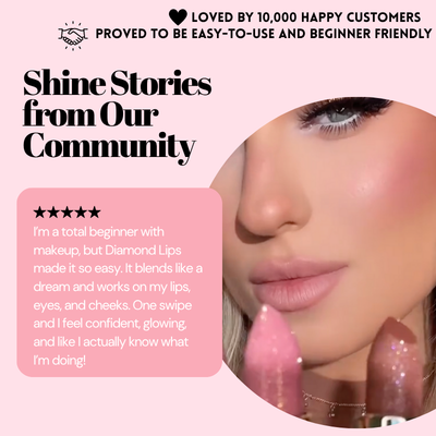 1 + 1 Free - Diamond Lips: Dazzling Glitter, Lasting Confidence