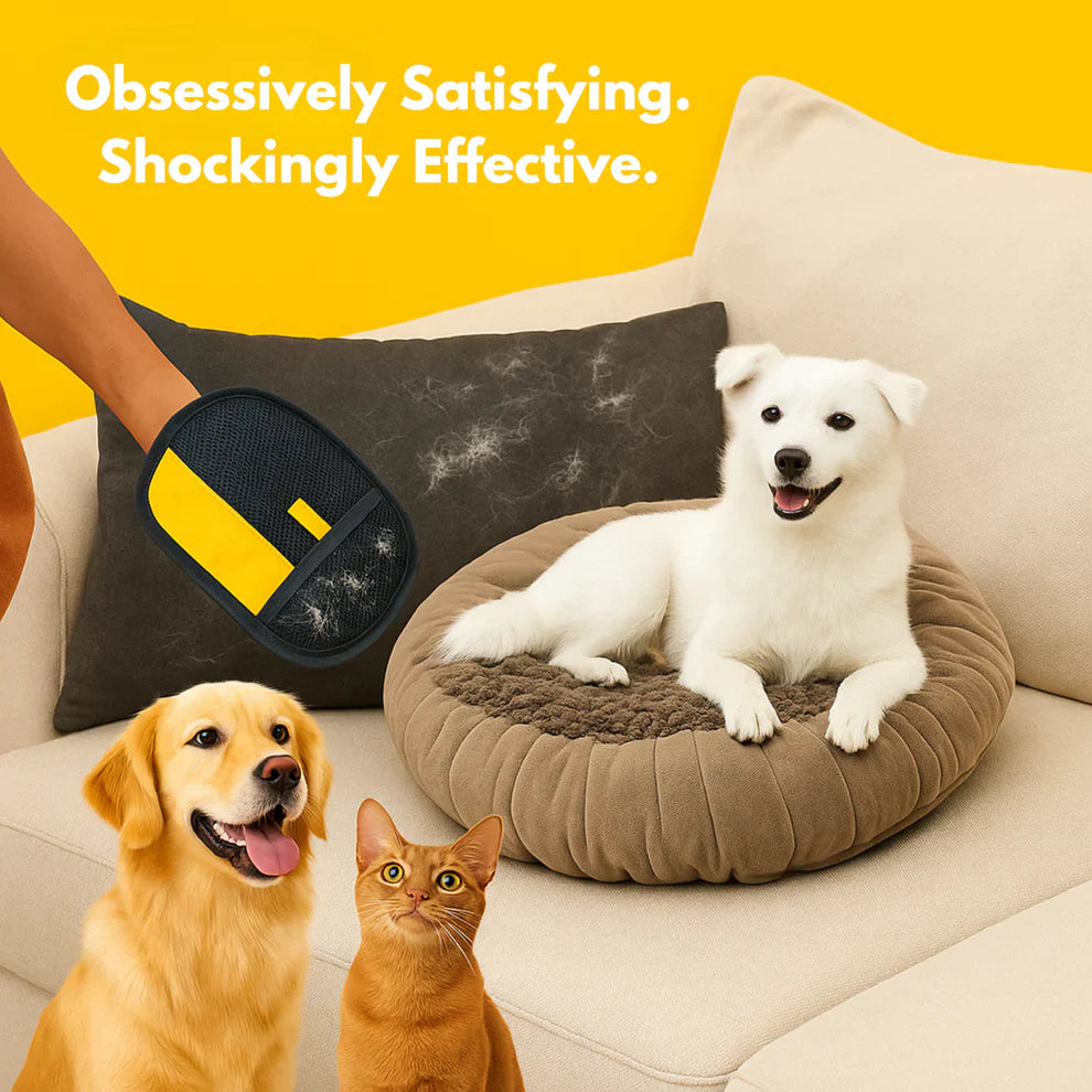 The PetPal Cleaning Glove - Grooming That Feels Like Petting + 50% OFF