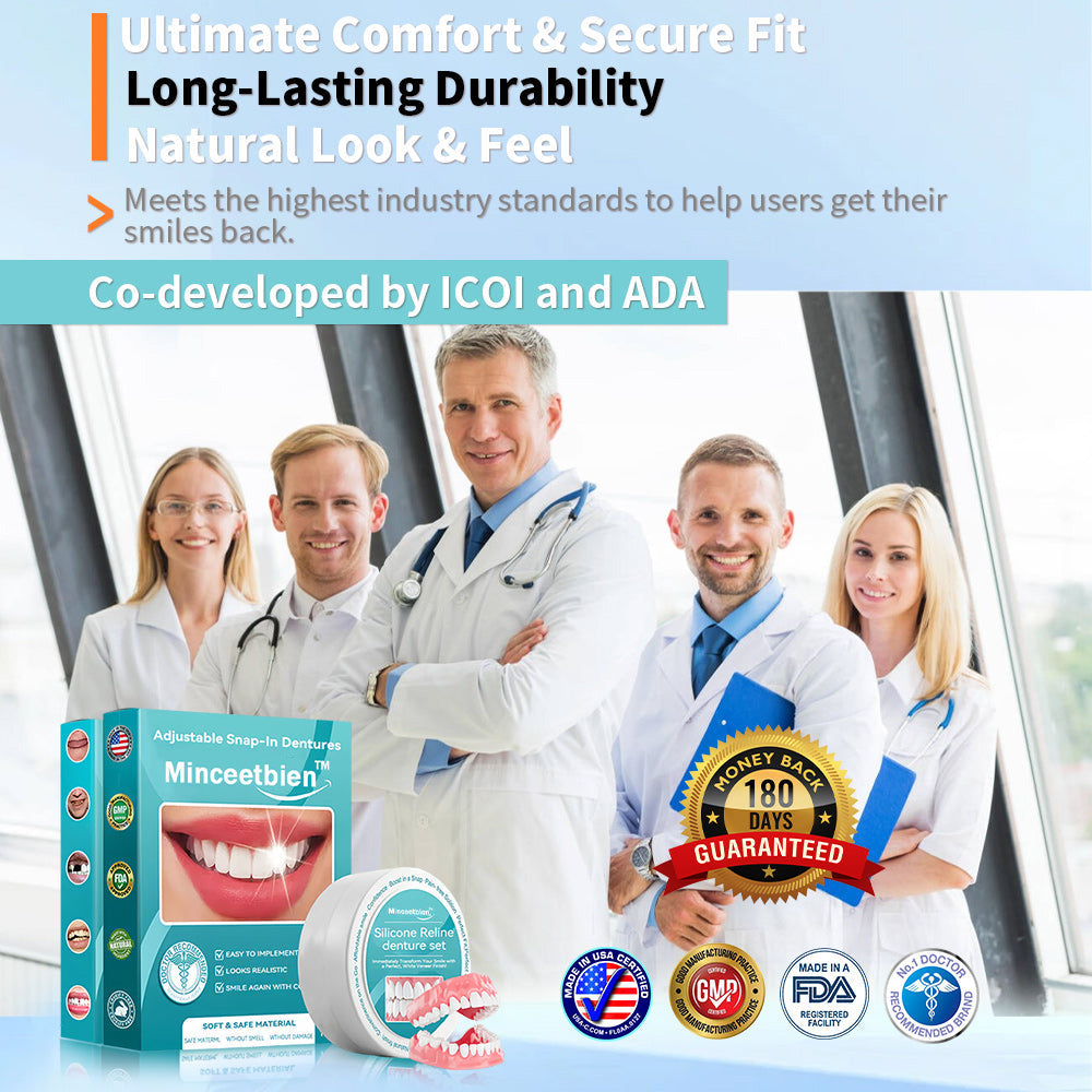 DentaLock Reline Kit - Make Your Loose Dentures Fit Like New - 50% OFF